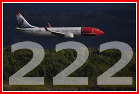 Norwegian B737-800 LN-NON