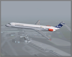 MD80 Scandinavian Airlines Danmark